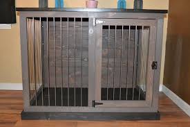 Custom Dog Crate Furniture And Dog Kennel Handmade Indoor Dog Dogcratefurniture Dog Crate Furniture Diy Dog Kennel Crate Furniture