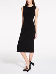 Max Mara Mitico Black Cady Dress Dresses Fashion Dresses For Work