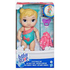 Bathing your newborn to get started, fill the baby bathtub or sink with just a couple of inches of warm water. Baby Alive Splash N Snuggle Baby Doll For Water Play Includes Accessories Walmart Com Walmart Com