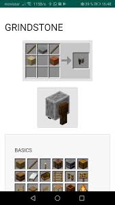 A grindstone is a weaponsmith's job site block. Minecraft 1 14 Crafting Guide For Android Apk Download