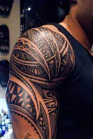 In fact, some men prefer a half chest tattoo that extends all the way to the shoulder and upper arm. 150 Shoulder Tattoos Mens Shoulder Tattoo Tribal Shoulder Tattoos Tribal Tattoos
