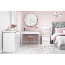 Artiss corner dressing table with mirror stool white mirrors makeup tables. Gabriella White Gloss Dressing Table With Diamante Trim Furniture123