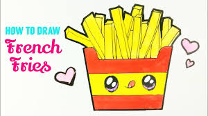 How To Draw French Fries Easy Cute Potato Sticks Drawing Tutorial For Beginner Youtube how to draw french fries easy cute potato sticks drawing tutorial for beginner