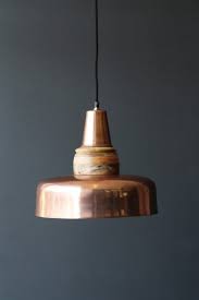 Large Rose Copper Wood Pendant Light Pendant Light Copper Wood Wood Pendant Light