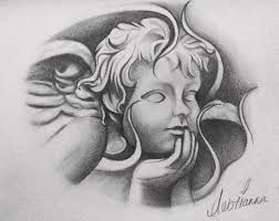 A cherub is one of the unearthly beings who directly attend to god, according to abrahamic religions. Stone Cherub Angel Drawing By Aubrianna Wockenfuss