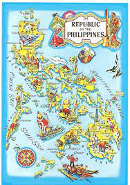 Visiting The Philippines Illustrated Map Philippines Map