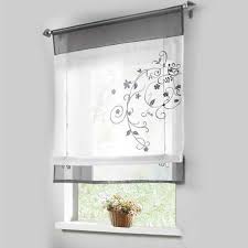 The first thing you need to keep in mind if you are searching for a suitable style for your kitchen is the ambiance how to choose kitchen window treatments. Embroider Voile Short Curtains For Kitchen Window Roman Window Blinds Buy At A Low Prices On Joom E Commerce Platform