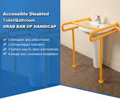 If you are looking for a bathroom safety grab bar with leg, we recommend you choose this this hand grip. Accessible Disabled Toilet Bathroom Grab Bar Of Handicap Buy Pvc Grab Bar Angled Grab Bar Bathroom Handle Bar Product On Alibaba Com