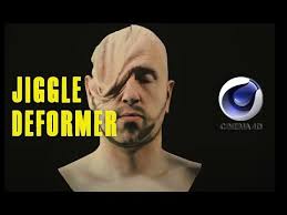 melting faces by DH Cinema 4D Jiggle Deformer