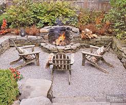 Gorgeous Gravel Patio Ideas Rustic Outdoor Fireplaces Outdoor Fireplace Designs Gravel Patio