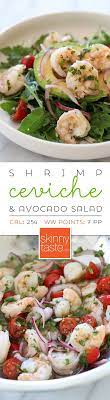 Shrimp Ceviche And Avocado Salad Recipes Healthy Cooking Cooking Recipes