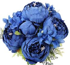 The top countries of suppliers are india, china, and. Duovlo Artificial Peony Silk Flowers Fake Flowers Vintage Wedding Home Decoration Pack Of 1 Navy Buy Online In Botswana At Botswana Desertcart Com Productid 163276174