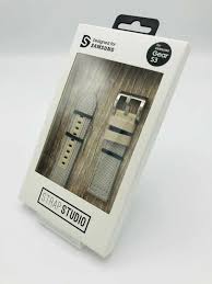 Yes, any 22mm watch band will work. Samsung Galaxy Watch 46 Mm Gear S3 Uhr Armband Strapstudio Kvadrat Textil Beige Ebay