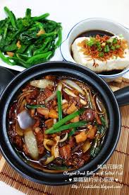 violet s kitchen 紫羅蘭的爱心厨房 咸鱼花腩煲claypot pork belly with salted fish pork dishes pork belly chinese dishes