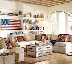 American Flag Decor Americana Living Rooms Americana Home Decor Country House Decor