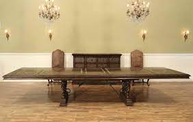 How many long tables, x, and how many round tables, y, are there? Extendable Dining Table Seats 12 Mediterranean Or Tuscan Table