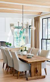 A Muskoka Cottage With A Contemporary Take On Traditional Lakeside Living Style At Home In 2021 Modern Farmhouse Dining Farmhouse Dining Rooms Decor Dining Room Design