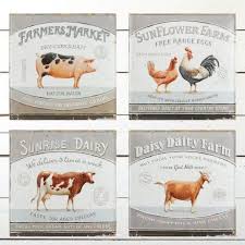 The walking farm animal balloons are very cute, and you can inflate them up with air, and tie them. Embossed Metal Farm Animal Wall Decor Set Of 4 Animal Wall Decor Wall Decor Fixer Upper Decor