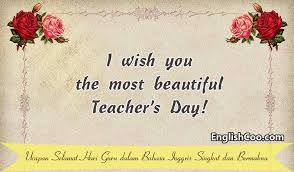 Ucapan selamat hari guru umum. Ucapan Selamat Hari Guru Dalam Bahasa Inggris Happy Teachers Day Menyentuh Hati Englishcoo