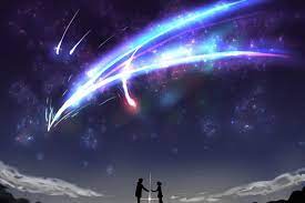 Kimi No Na Wa Wallpaper 2400x1824 For 4k Monitor Wallpaper Anime Pemandangan Anime Pemandangan Khayalan