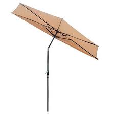 Tilting Half Round Umbrella 9 Amazon Com 9 Foot Patio Half Umbrella Off The Wall Tilt Tan Patio Lawn Amp Garden Patio Patio Umbrella Off The Wall