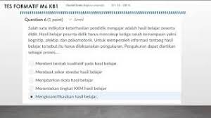 1 comment for soal dan kunci jawaban belajar mandiri calon asn pppk pedagogi : Soal Tes Formatif M3 Kb1 Teori Belajar Behavioristik Jawabanku Id