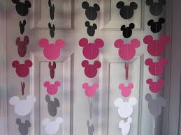 Pair your little minnie up with a mickey mouse for an adorable little couples costume. Black Pink And White Mouse Style Garland Strand Birthday Party Decorations Micke Minnie Mouse Birthday Party Minnie Mouse Birthday Minnie Mouse Baby Shower