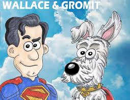 Superman & Krypto in EIGHT CARTOON STYLES