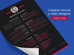 Get the best idea of creative here are 117+ free creative resume templates. 21 Handsomely Created Dark Psd Resume Templates Decolore Net