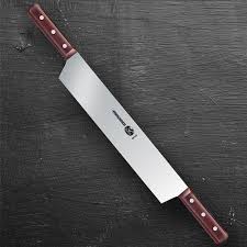 These cheese knives make serving appetizers to your guests a breeze. Knives 12 Inch 2 Handle Cheese Knife With Wooden Handles