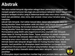 1.3 menunjukkan perilaku jujur, disiplin, tanggung jawab, peduli (gotong royong, kerjasama, toleran, damai), santun, responsif, dan proaktif dalam menggunakan bahasa jawa melalui. Febriany Wahyu Prabandari Struktur Dramatik Teks Ketoprak Dalam Lakon Sri Huning Mustika Tuban Ppt Download