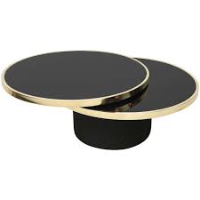 Dia Design Institute America Revolving Rings Cocktail Table Coffee Table Coffee Table Design Cocktail Tables