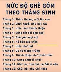 Mức độ ghê gớm theo tháng sinh - 12 Cung Hoàng Đạo | Facebook