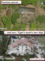 Tiger Woods Mother S New Home Just Down The Road From His Elin S Respective Homes Celebrity Houses Photo Tiger Moms