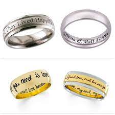 Wedding Band Engraving Quotes Wedding And Bridal Inspiration Wedding Band Engraving Quotes Engraved Wedding Rings Wedding Band Engraving