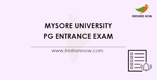 When are the entrance exam of pune university msc physics please tell the date of application and eligibility criteria? Mysore University Pg Entrance Exam 2021 Application Form Exam Date