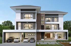 แบบบ านสไตล โมเด ร น modern family 1118 บร ษ ทร บสร างบ าน ซ คอน โฮม ร ปแบบบ าน บ านโมเด ร น ผ งบ าน