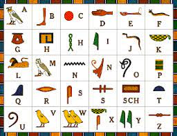 Medien in der kategorie 'hieroglyphen abc' im fach deutsch für die klasse 2. Hieroglyphen Agyptische Party Kinder Alphabet Agypten Geschichte