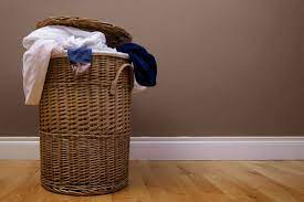 The hamper is removable and features two cut out handles to ease transport to your washing machine. Where To Keep Your Laundry Basket 4 Great Options Home Decor Bliss