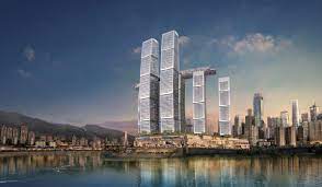 pm lee visits raffles city chongqing site the edge property singapore skyscraper future buildings sky bridge