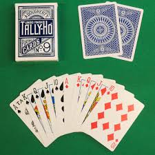 Playing cards are a great way to keep your children occupied and busy throughout the day. Tally Ho Playing Cards By Bicycle Ok Sports And Games