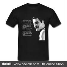Queen Freddie Mercury Quotes T Shirt Oztmu Freddie Mercury Quotes Queen Freddie Mercury Freddie Mercury