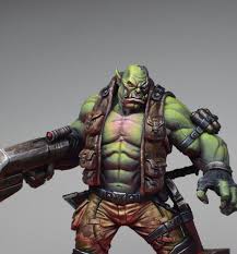 Bonjour, je vous présente une petite vidéo sur la peinture de la peau de cette figurine de blacksun miniatures. Tuskar Black Sun Miniatures By Trent Bigdeno Denison Putty Paint