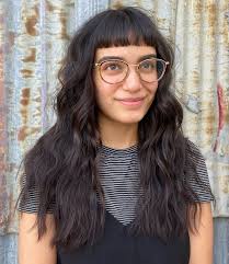 sit_boy traded in her color block for some baby bangs & I'm LIVING for it  👼🏻💥 @redken orange kicker to fill her blonde hair @redken color lacquers  5nn,5gb #hair #hairstyle #haircut #hairstyles #