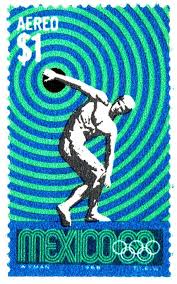 12 de octubre de 1968 dan comienzo los juegos de la xix olimpiada en el estadio olimpico de universitario de la ciudad de méxico con la liberación de un glob. 1968 Summer Olympics Mexico City Juegos Olimpicos De Mexico 1968 Mexico 68 Lance Wyman Beatrice Estampilla Postal Estampillas De Correo Carteles De Mexico