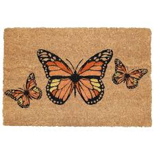 Sometimes found in large clumps and traveling in fluttering swarms, these incredible butterflies migrate up monarchs must time their spring and fall migrations to coincide with optimal habitat conditions, including nectar flowers for butterflies and milkweed for. Monarch Butterflies Door Mat