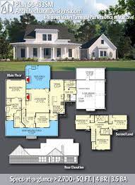 Plan 56433sm 4 Bedroom Modern Farmhouse Plan With Office On Main Level Modern Farmhouse Plans Farmhouse Plans House Plans Farmhouse