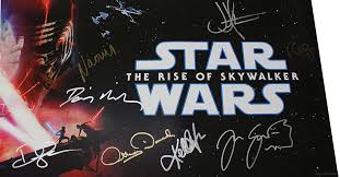 Buy star wars art posters and get the best deals at the lowest prices on ebay! Current Star Wars Movie Poster Signed By The Cast