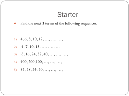 Nth Term Arithmetic Sequences Teaching Resources