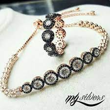 Oniks Tasli Bileklik Yuzuk Kombini Bileklik Mys 5943 139 Tl Yuzuk Mys 5889 Tesettur Abiye Modelleri 2020 Pandora Charm Bracelet Jewelry Pandora Charms